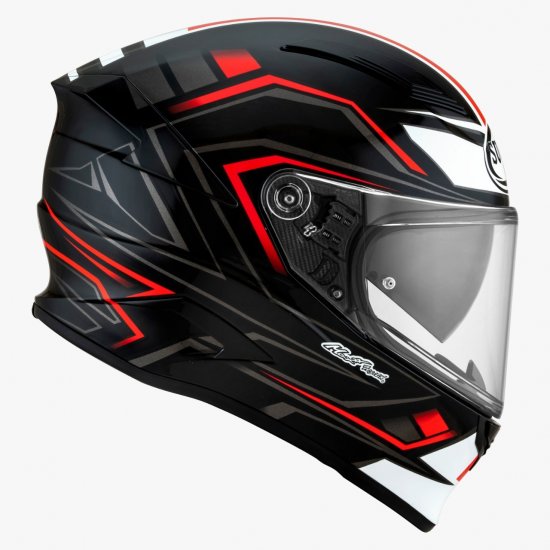 SUOMY SPEEDSTAR - GLOW RED Sport Touring Helmet - Click Image to Close