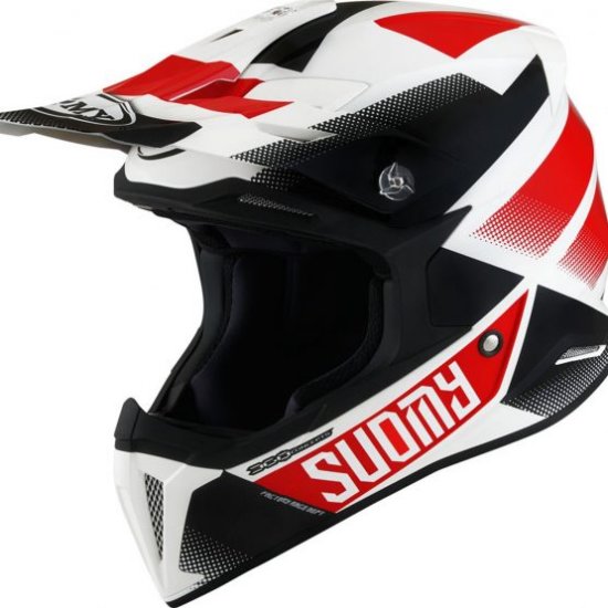 SUOMY X-WING - GRIP WHITE RED HELMET - Click Image to Close